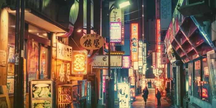 2048x1365 Japan street, Japan, night, neon, Masashi Wakui HD wallpaper