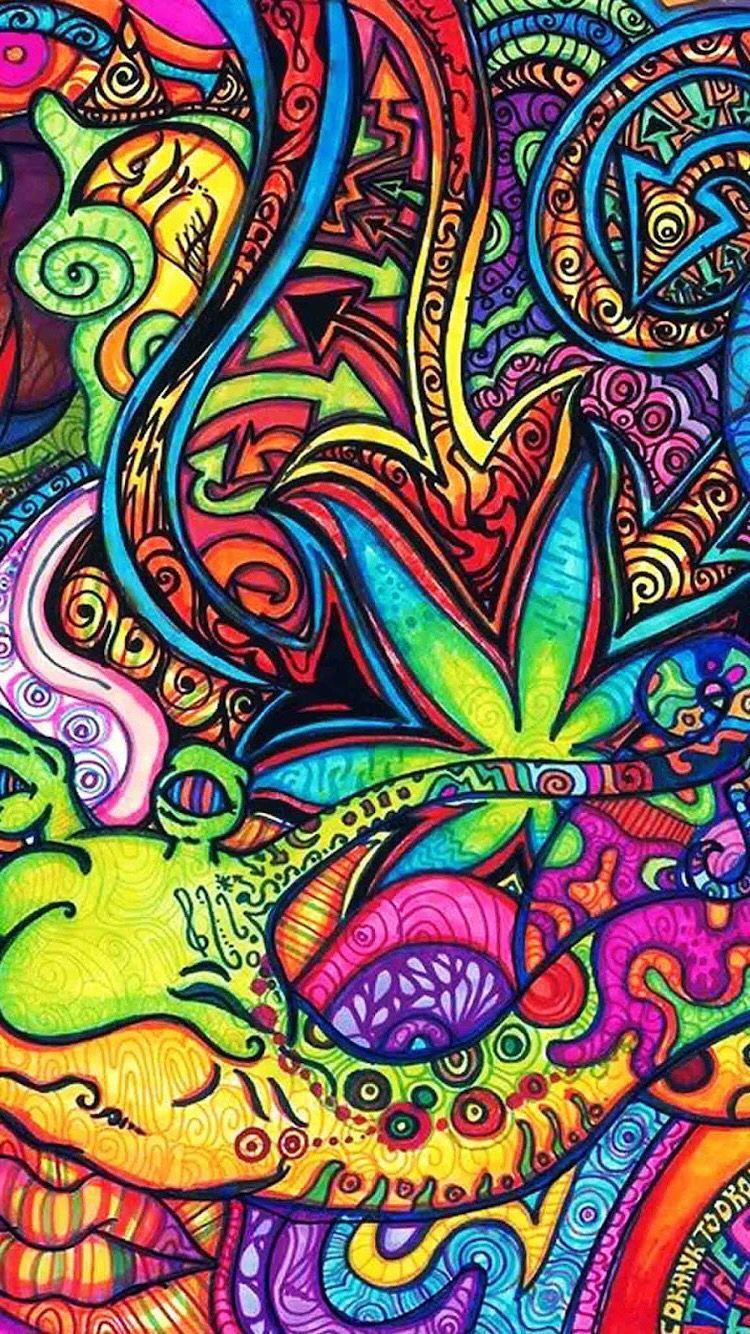 750x1334 Weed Art Wallpapers – 4kwallpaper.org