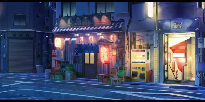 3240x1120 Japan Street Club HD wallpaper