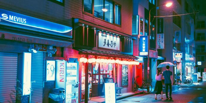 2048x1366 Japanese, Street, Road, Neon Wallpapers HD / Desktop and Mobile