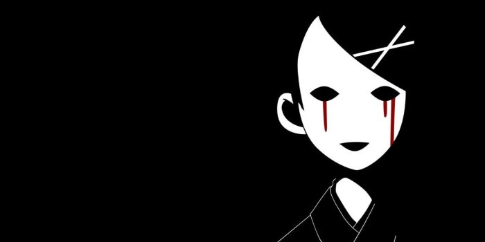 1280x800 animasi: Emo Anime Wallpaper
