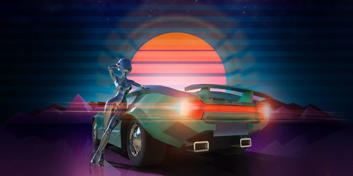 1920x1080 Racing Games – Retro Synthwave