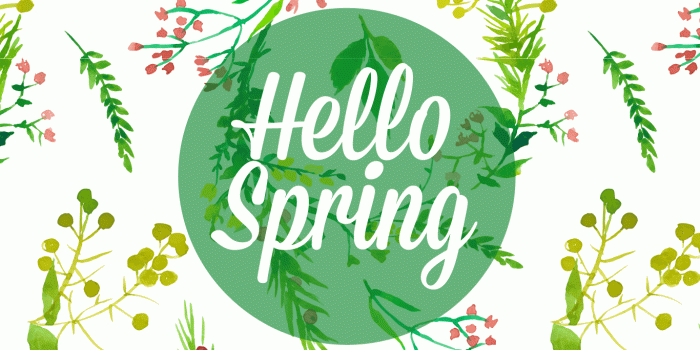 1366x768 Freebie: HELLO SPRING Desktop & iPhone Wallpaper | Sweet Mint