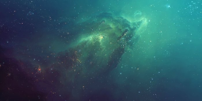 2710x1694 Green Galaxy Wallpapers - Top Free Green Galaxy Backgrounds