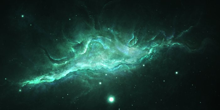 2560x1440 Green Galaxy Wallpapers