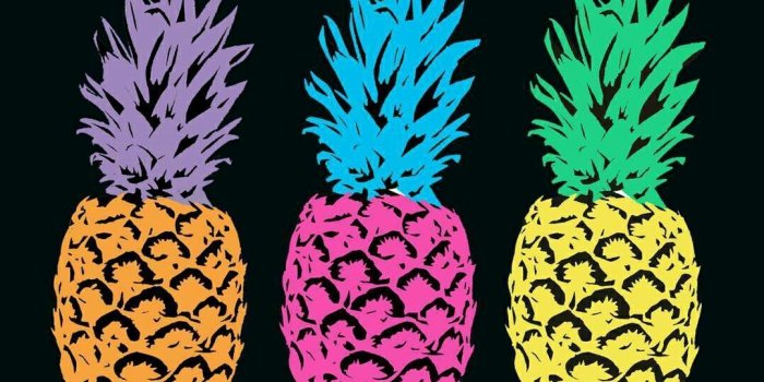 1080x1920 65+ Neon Pineapple Wallpapers - Download at WallpaperBro