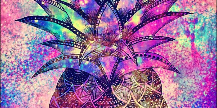 1080x1920 Fruity Pineapple Galaxy Wallpaper - Pineapple Galaxy (#213728) - HD