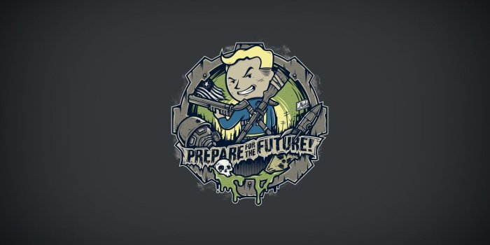 1332x850 Wallpaper Minimalism, Fallout, Bethesda Softworks, Bethesda