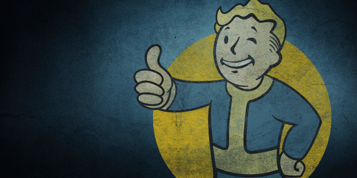 2560x1440 Wallpaper Vault Boy, Fallout, Wink - WallpaperMaiden