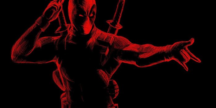 1332x850 Wallpaper art, black background, Deadpool images for desktop