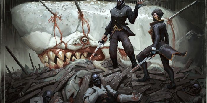 1332x850 Wallpaper Emily, Bethesda Softworks, Corvo, Corvo, Emily, Arkane