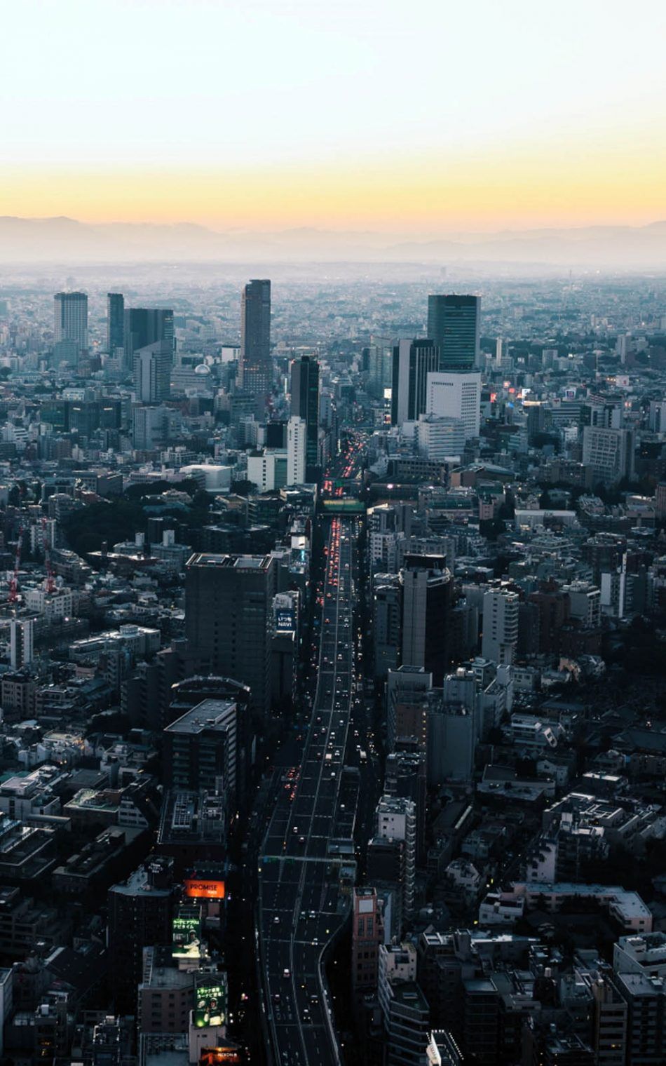 950x1520 Download Skyscrapers City View of Minato Japan Free Pure 4K Ultra HD