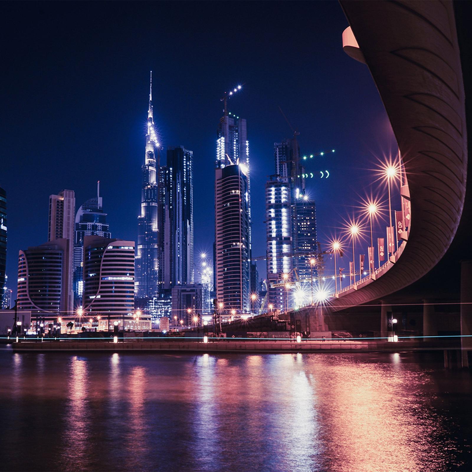 2732x2732 nu84-city-night-view-hongkong-nature-wallpaper