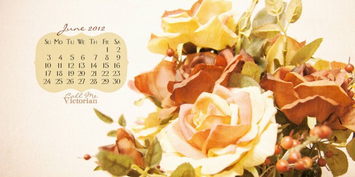 1920x1080 Desktop Wallpaper Calendar: June 2012 | Call Me Victorian