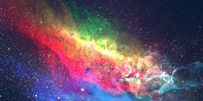 2048x1152 Download 2048x1152 wallpaper colorful, galaxy, space, digital art