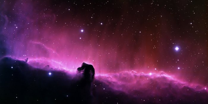 2048x1152 Download 2048x1152 Pink Nebula, Stars, Galaxy Wallpapers