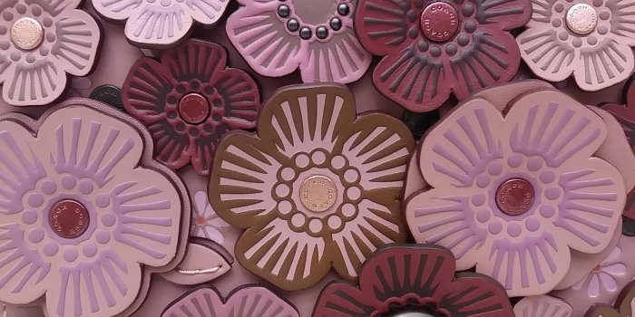 2048x1536 beautiful Coach 1941 Dinky Tea Rose Pink Purple Leather Cross Body