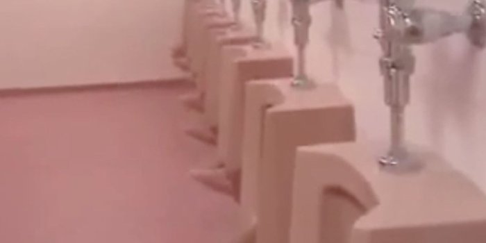 1200x800 Iowa's pink visiting locker room: 6 things to know - SBNation.com