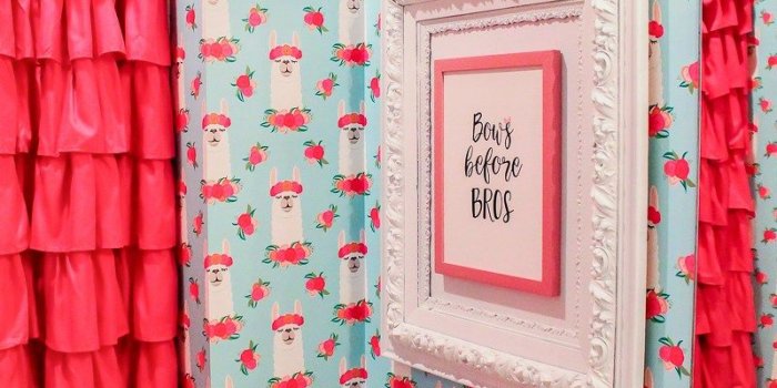 800x1200 Jennifer Allwood aqua and pink llama wallpaper-2 - The Magic Brush