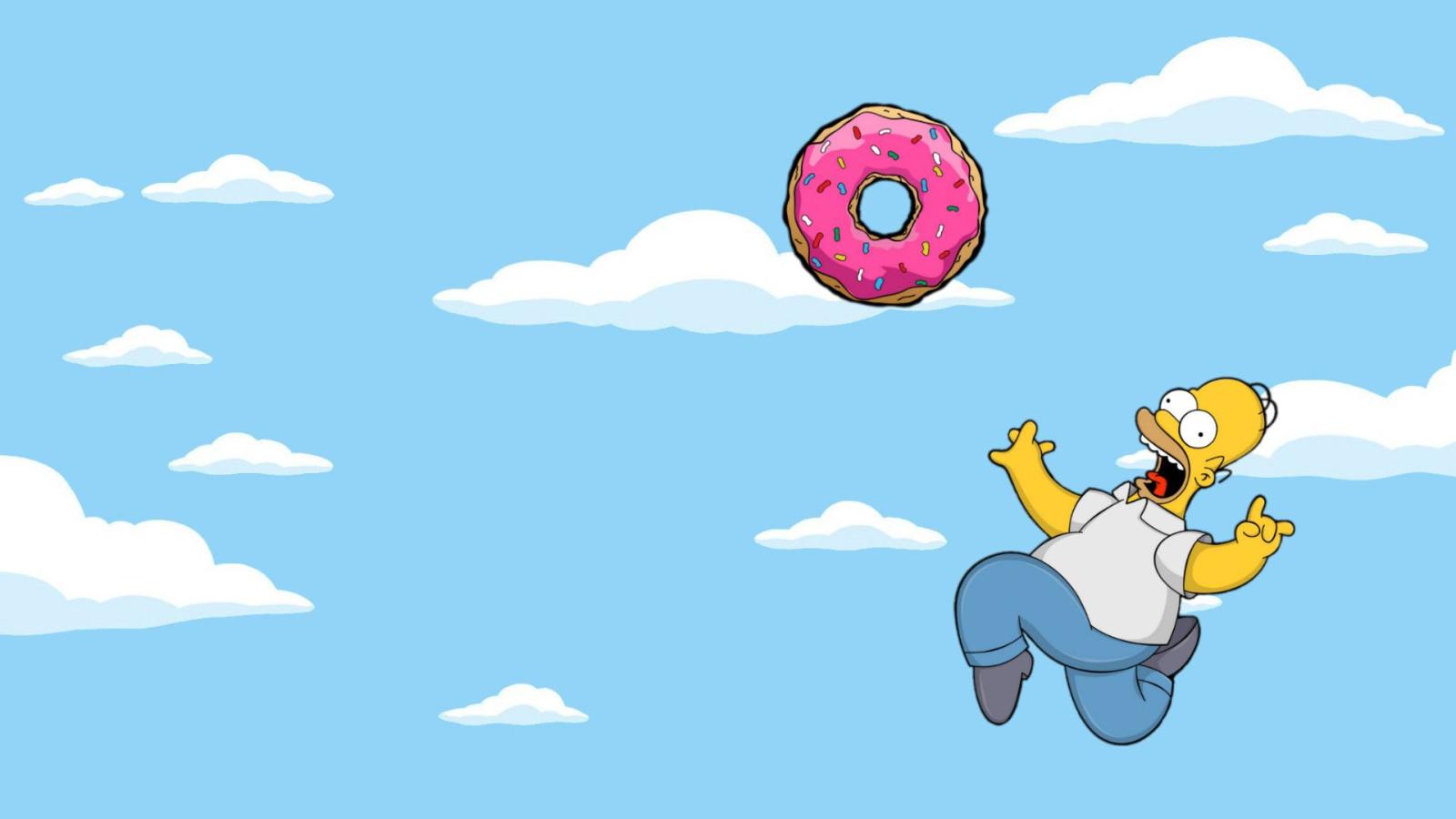 1920x1080 The Simpsons Wallpapers For Iphone - Homer Simpson Wallpaper Donut