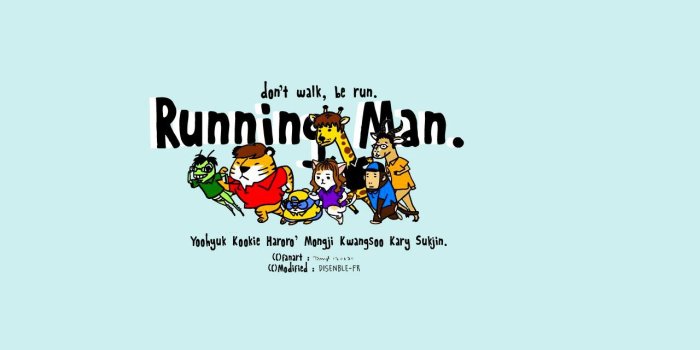 1280x800 Running Man Wallpaper by +[Timeless]+