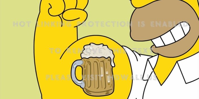 1024x768 beer homer simpson the simpsons