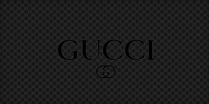 1920x1080 Black Gucci Brand Logo Wallpapers Desktop Background