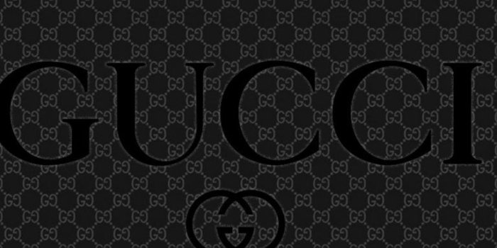 768x1024 Black Gucci Logo Brand Quality Wallpaper - Free Wallpapers Stock
