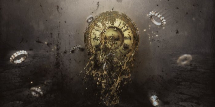 1920x1080 Exploding #Clock #Cogs #Steampunk 3D Desktop Wallpaper ~ Abstract