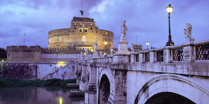 1600x1200 Castel Sant Angelo And Bridge Rome Italy, Free Desktop Wallpapers