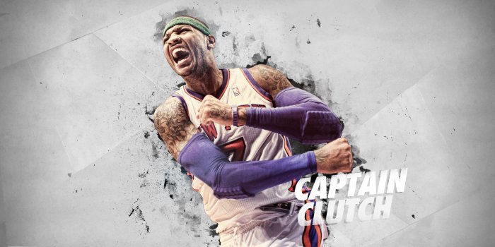 2560x1440 Carmelo Anthony “Captain Clutch” Wallpaper | Posterizes | The Magazine