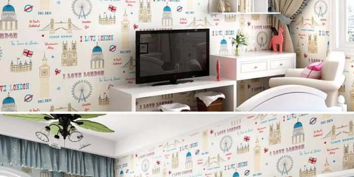 750x1244 3D Room Wall Paper Landscape Bedroom Simple And Stylish Non-Woven Wall  Paper 3D Wallpaper Bedroom Cozy Living Room Tv Backdrop