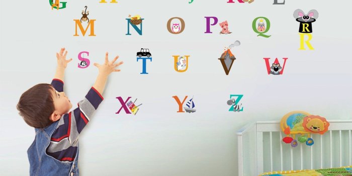 1500x1500 Walplus 30x60 cm Wall Stickers Cute Alphabet London Removable Self-Adhesive  Mural Art Decals Vinyl Home Decoration DIY Living Bedroom Office Décor