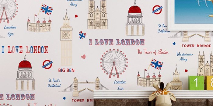 1001x1001 Cute non-woven wallpaper/bedroom Background wall-papers/wallpaper-A