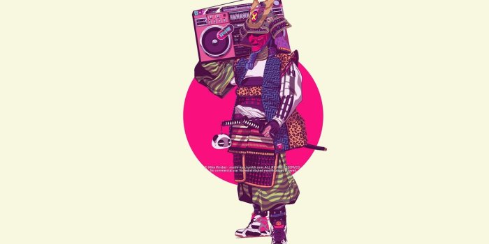 1332x850 Wallpaper Japan, Samurai, 90's Style images for desktop, section