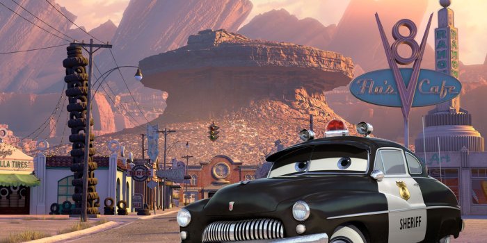 1700x1100 Kids-n-fun | Wallpaper Sherrif in Radiator Springs | pixar | Disney