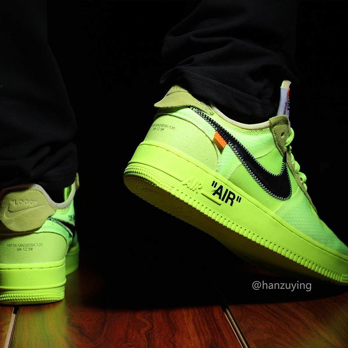 1140x1140 Off-White Nike Air Force 1 Volt Photos | SneakerNews.com
