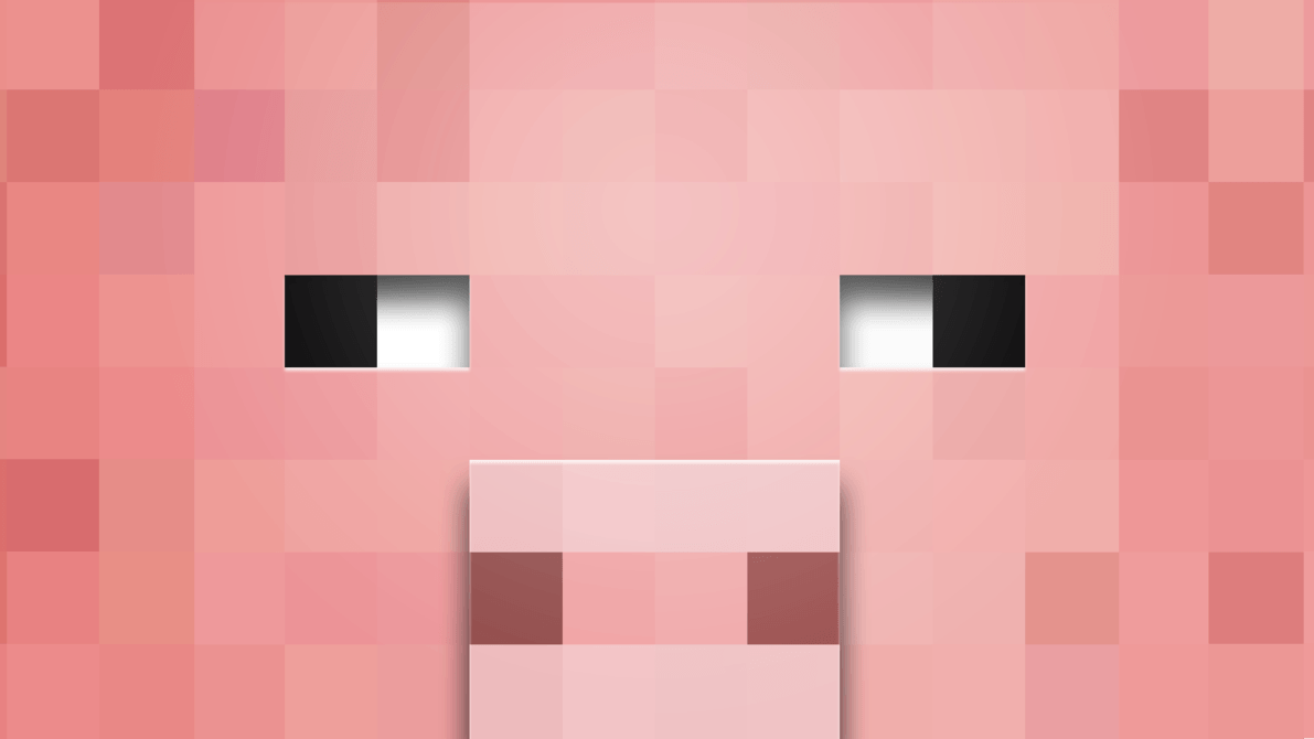 1191x670 45+] Minecraft Pig Wallpaper on WallpaperSafari