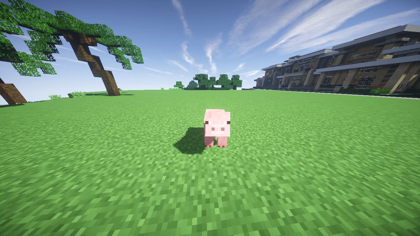 1366x768 Minecraft Pig Wallpaper and Background Image | 1366x768 | ID:656391