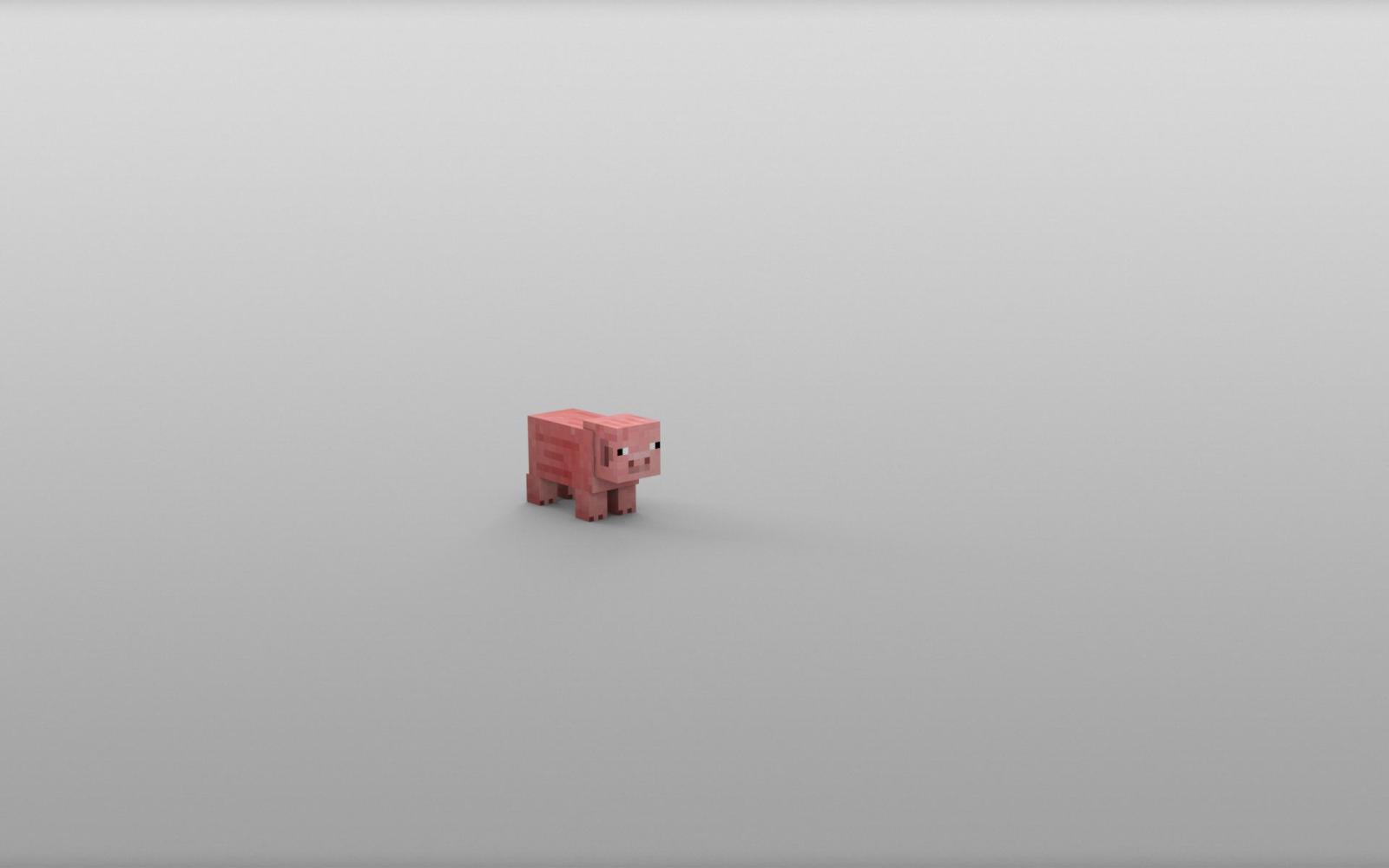 1920x1200 Minecraft Pig Wallpaper 24427 1920x1200px