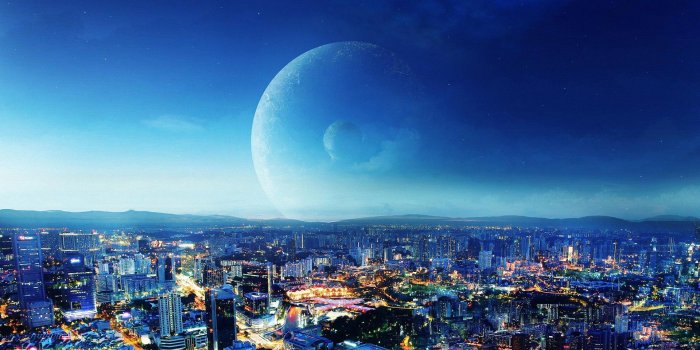 1920x1200 1920x1200 Fantasy Cool City Night Widescreen Wallpapers