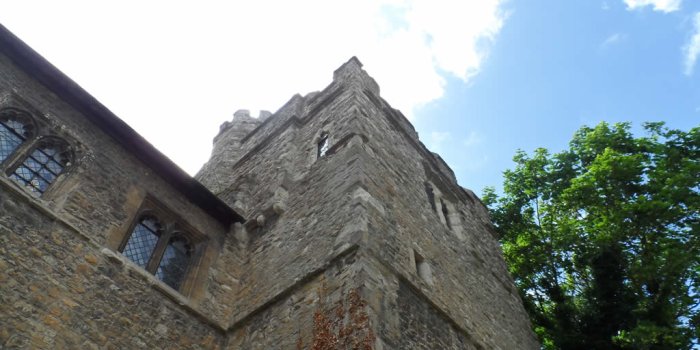 1024x768 Old Palace Maidstone Annex And Sky - Medieval Wallpaper