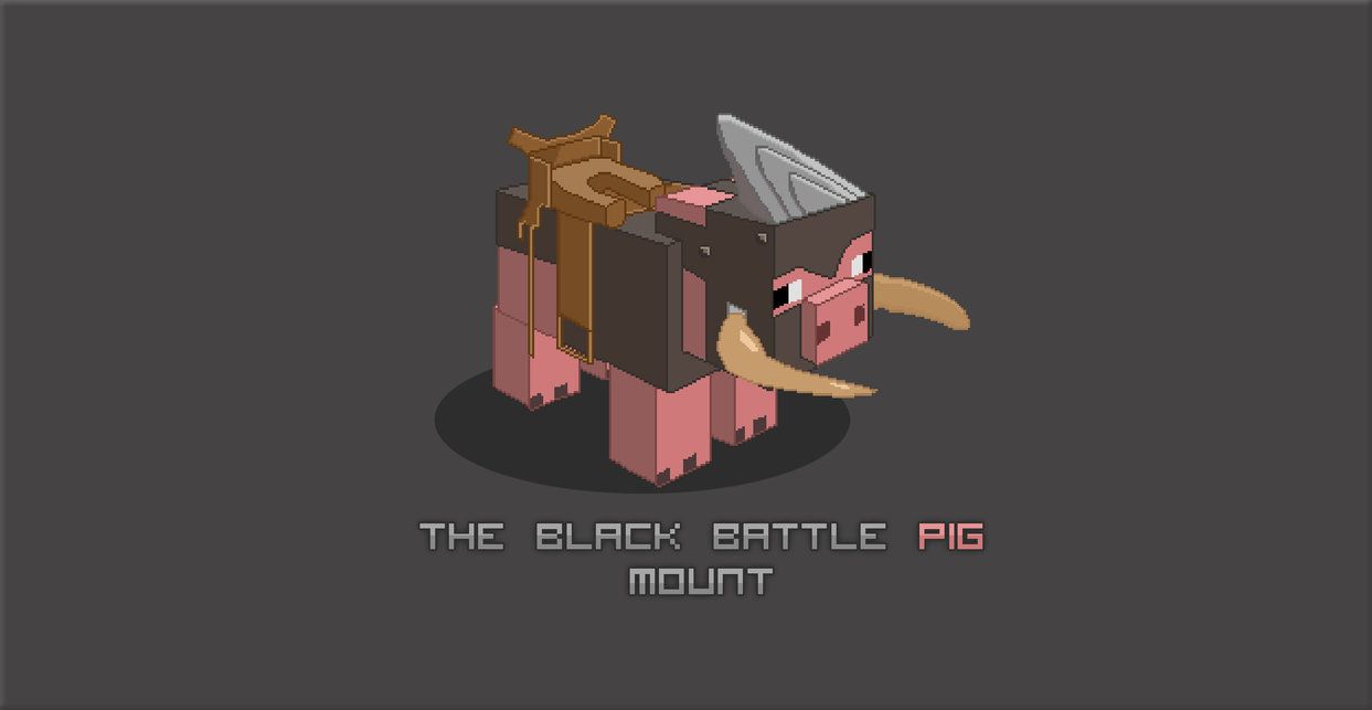 1243x643 Free download Minecraft Pig Face Wallpaper Minecraft black battle