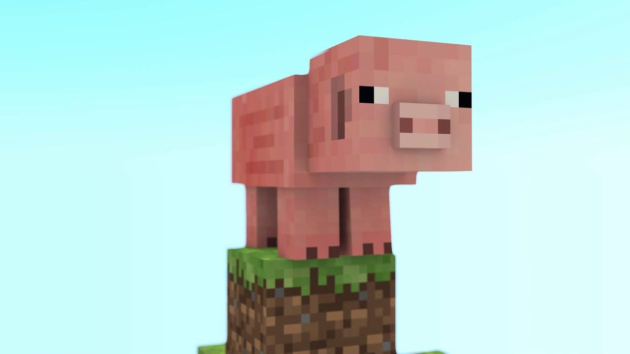 1280x720 Minecraft Baby Pig Wallpaper – images free download