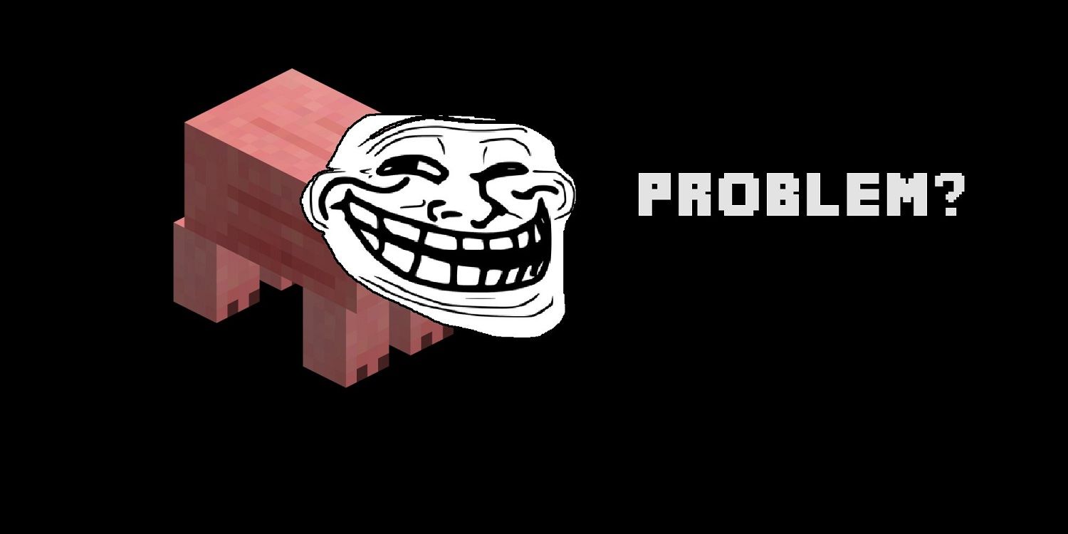 1500x750 Trollololol Pig Wallpaper - Fan Art - Show Your Creation - Minecraft