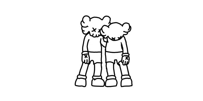 2048x1536 Kaws by nello yello | O'Keefe in 2019 | Tumblr drawings, Art