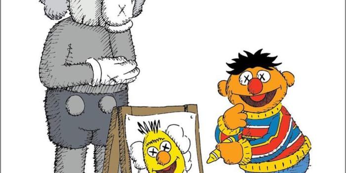 1080x1080 KAWS X Sesame Street Wallpapers