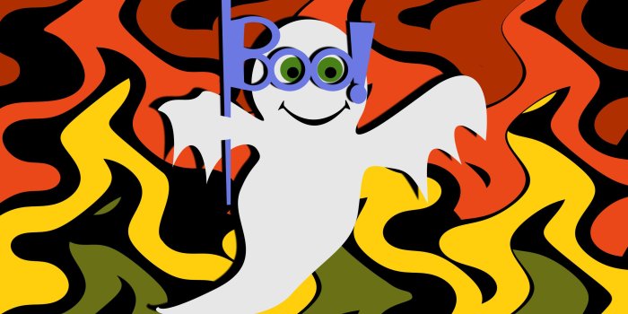 2880x1800 Cute ghost wallpaper - Holiday wallpapers - #23965