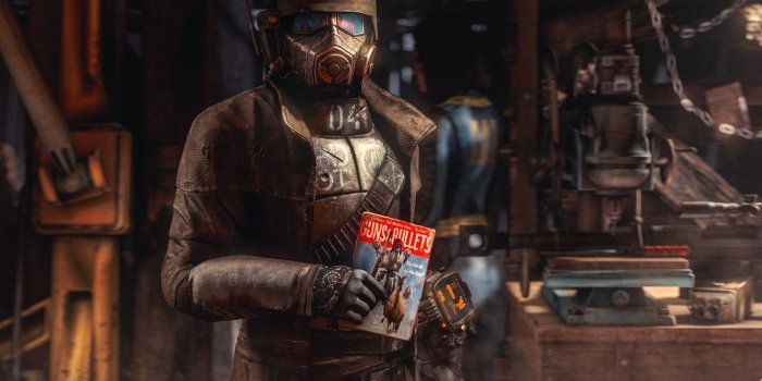 1332x850 Wallpaper helmet, fallout, new vegas, NCR Ranger, ncr veteran, vault