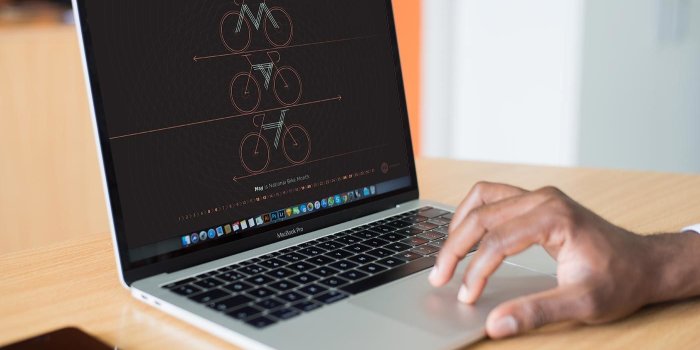 1400x935 Desktop Wallpaper for National Bike Month | CODESIGN